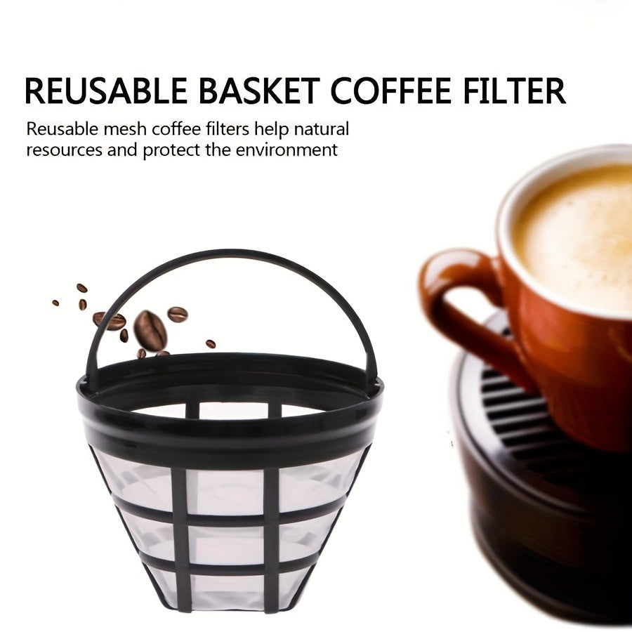 Reusable Coffee Filter Basket for Drip Coffee Makers - Easy Clean, Durable