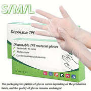 Single-Use TPE Gloves Food Handling Cleaning Home Hygiene Disposable Plastic Hand Protection