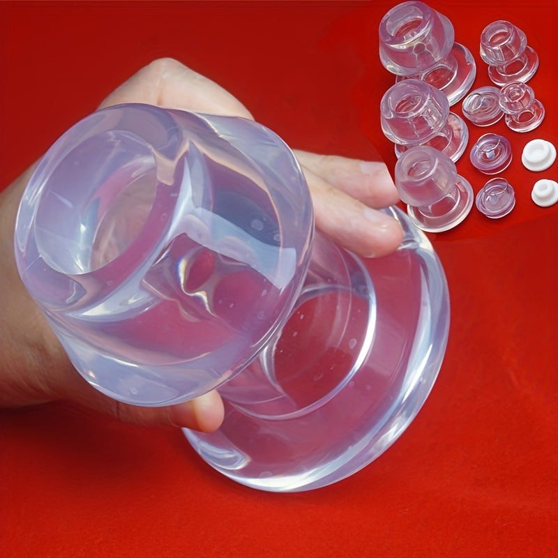 Unisex Silicone Hollow Anal Plug Tunnel Butt Plug Stretching Sex Toy