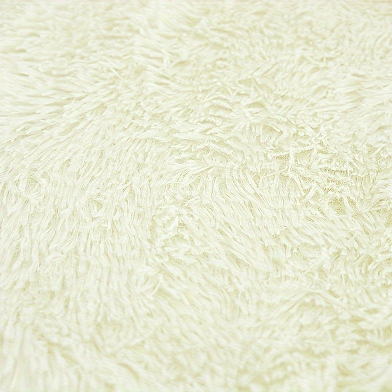 Круглый большой ультрамягкий плюшевый ковер - нескользящий и водонепроницаемый ворсистый коврик для гостиной, спальни, детской, игровой комнаты и общежития. Идеальное украшение комнаты для подростка - Декор комнаты (10,16 см X 10,16 см)