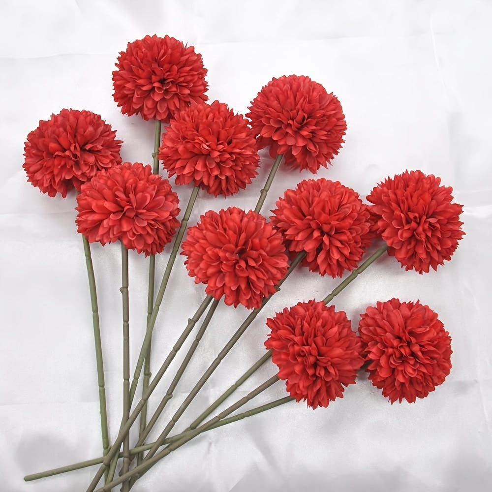 Artificial Chrysanthemum Flower Ball Bouquet for Home Office Party Wedding Artificial Flowers
