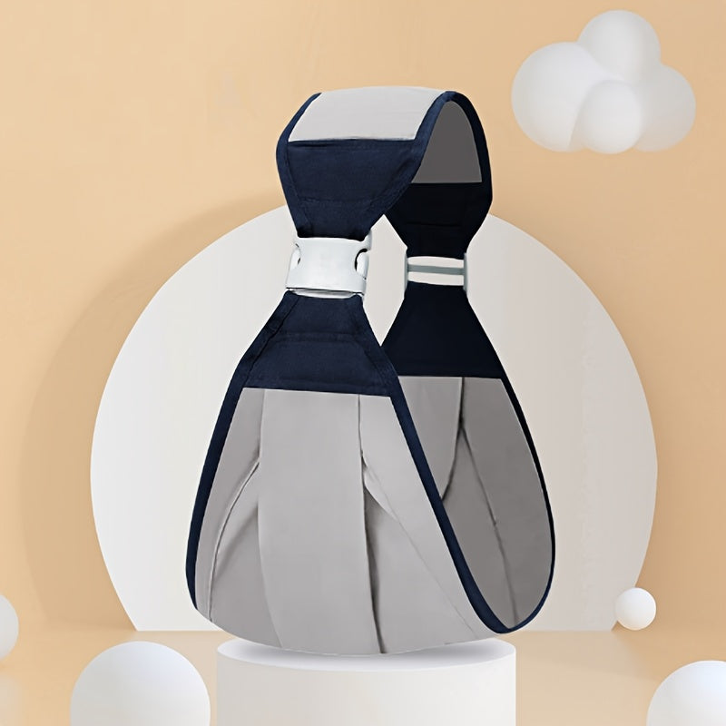 Adjustable Baby Carrier with Stripes Cotton Blend Secure Buckle for Infant Travel