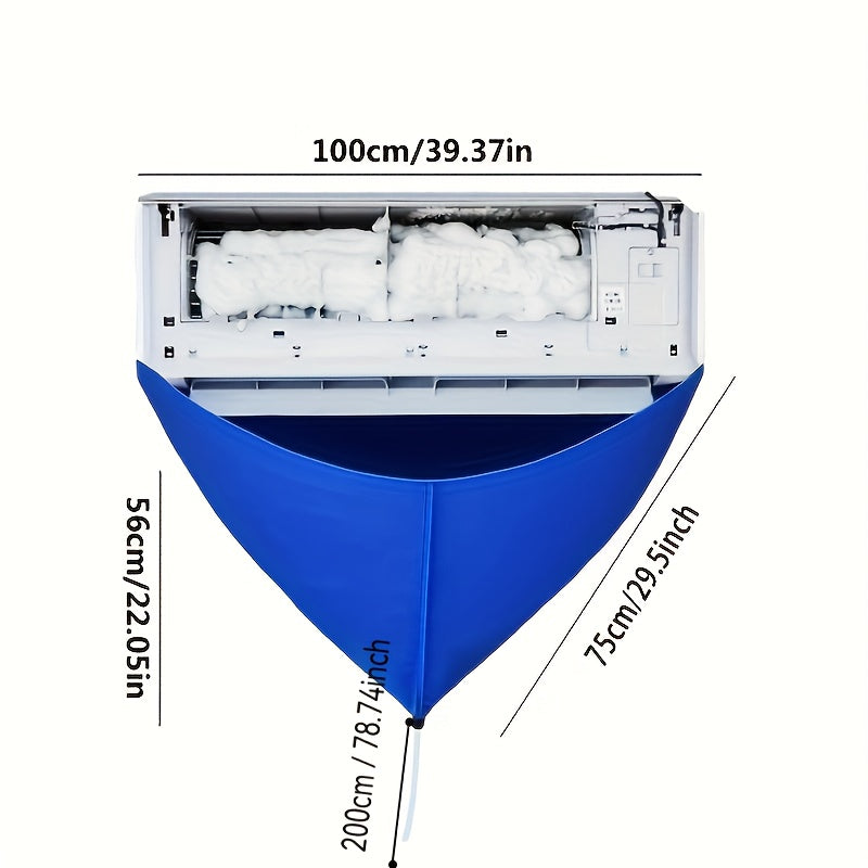 3-Piece Air Conditioner Cleaning Kit with Service Package Water Pipe and Cover