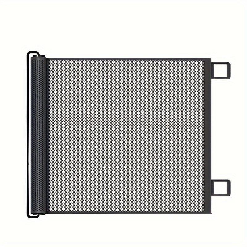 Extendable Mesh Dog Fence with 8 Panels, Indoor Safety Gate, Durable and Easy to Clean