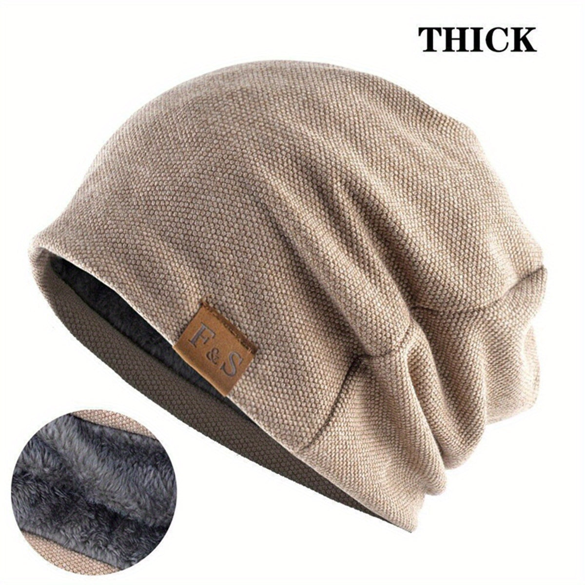 Soft Knitted Beanies in Solid Colors for Men and Women Spring Gift
