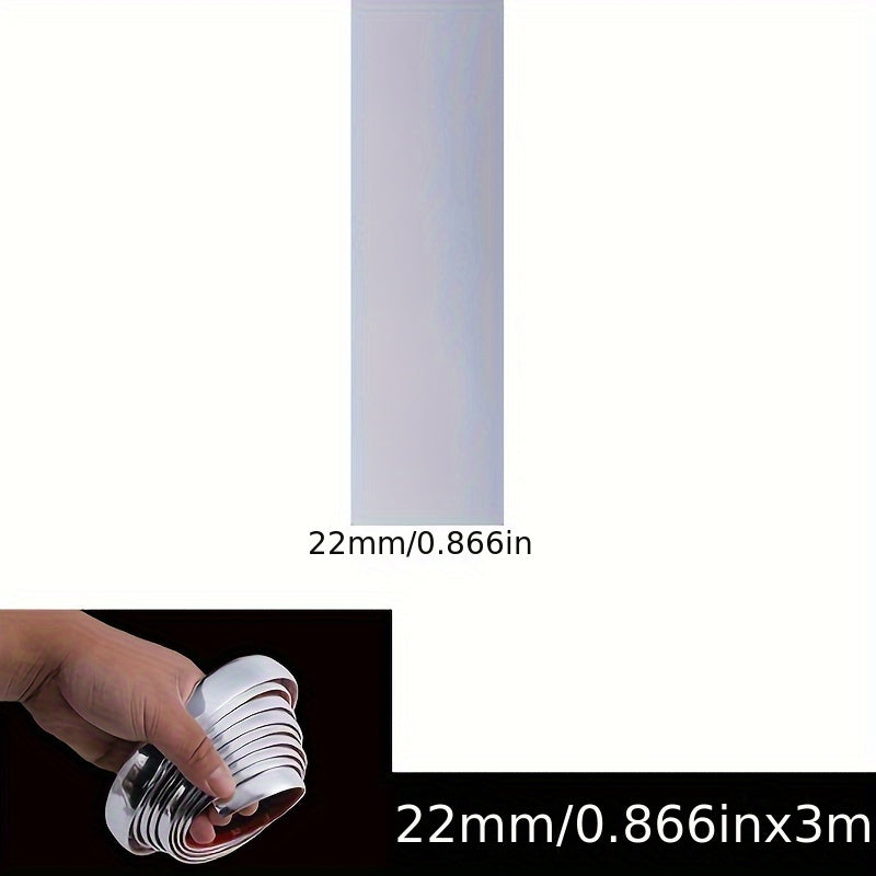 Car Exterior Chrome Plated Body Strip Bumper Door Trim 3m/118in Silver Protector