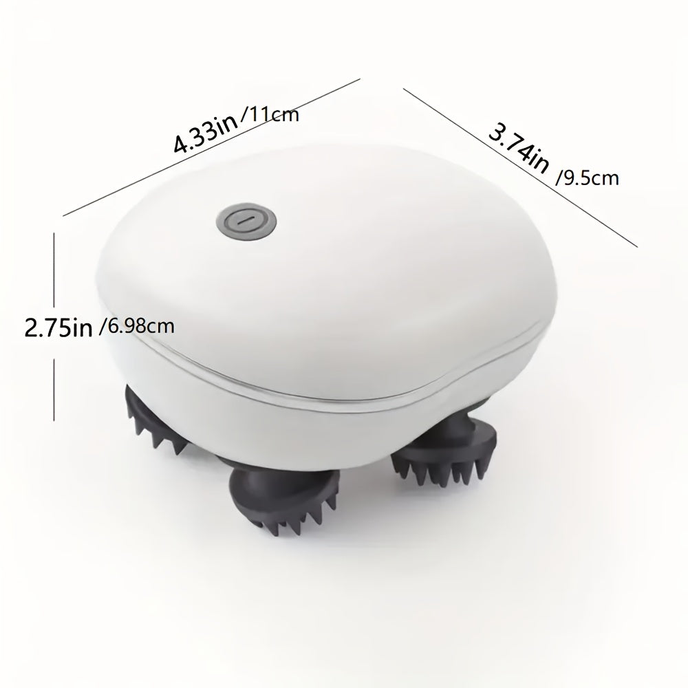 USB Rechargeable Electric Scalp Massager Full-Body Deep Relaxation 8 Tentacle 360°