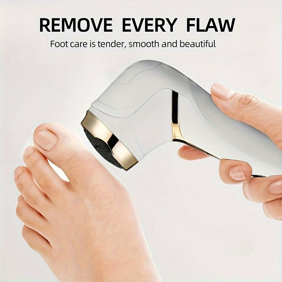 Rechargeable Electric Foot File for Callus Removal Portable Pedicure Tool USB Charging