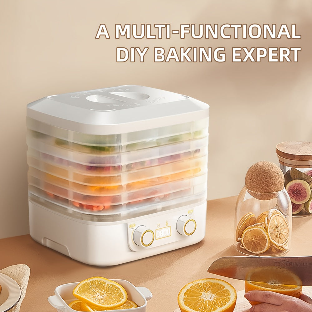 220V Evropa Standart Plugi, Energiya Tejamkor 4-Qavatli Havo Quruqchisi, Oziq-ovqat Quritish uchun, Moslashuvchan Harorat Boshqaruvi, Oshxona uchun Zarur