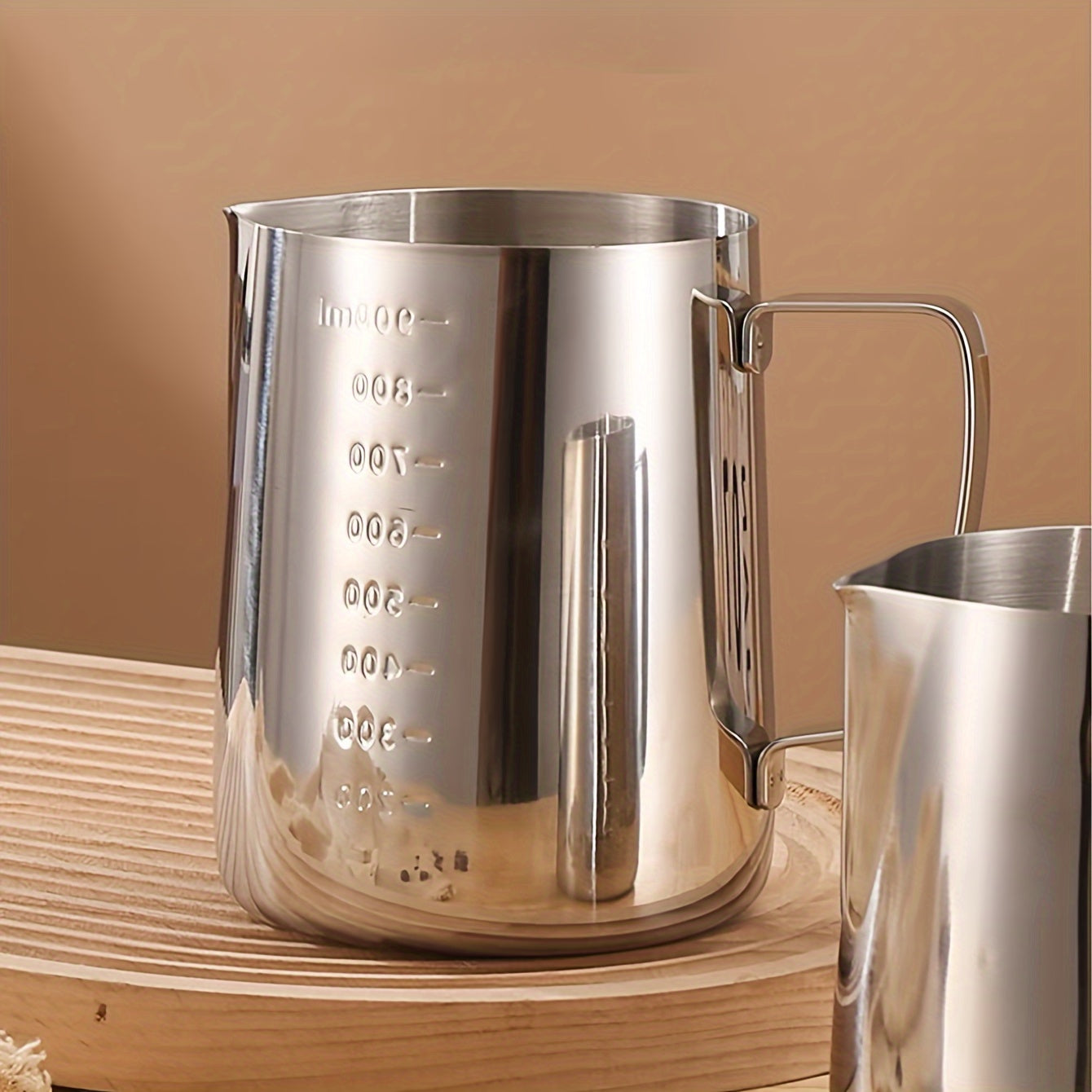 Stainless Steel Milk Frothing Pitcher 350ml 600ml 900ml for Latte Art and Cappuccinos