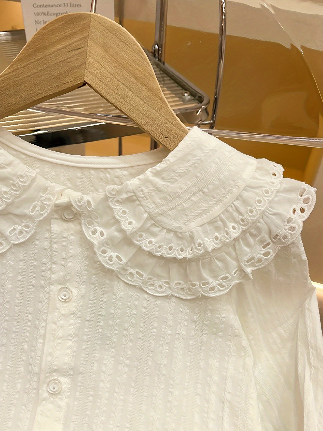 Девочки длинная рубашка с длинным рукавом для весны и осени, однотонное нарядное платье из тканого хлопка и полиэстера