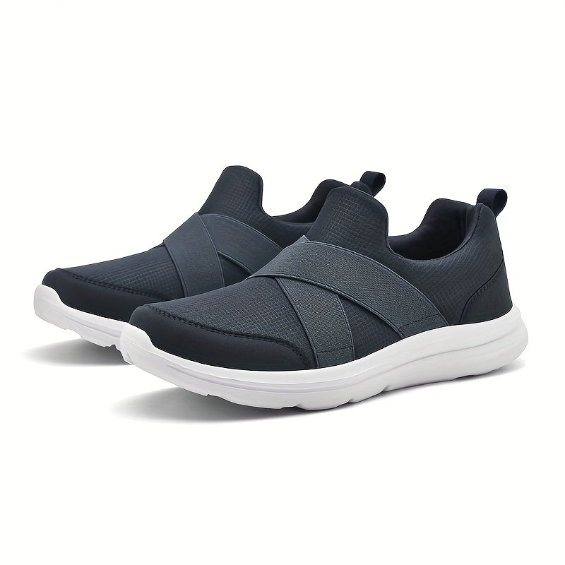 Women’s Mesh Slip-On Casual Sneakers Breathable Comfort Low-Top