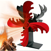 Christmas Reindeer Fireplace Fan Portable Mini Heater for Winter Home Use