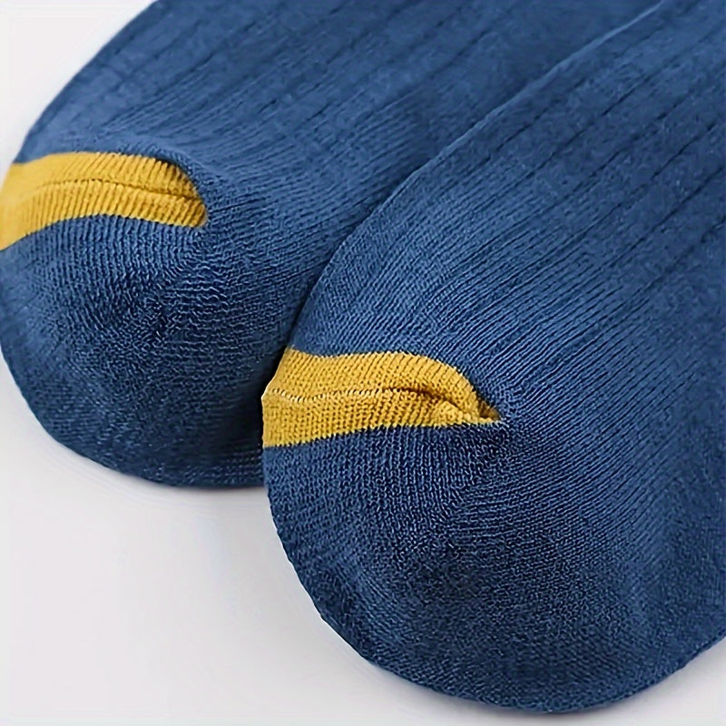 Set of 5 Breathable Low-Cut Sports Socks with Alphabet Pattern