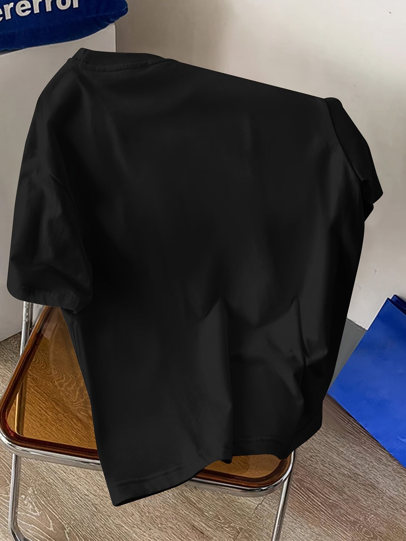 Kaliforniya Grafik Print Erkaklar uchun Yoz va Bahor Tashqi Kiymish uchun Qisqa Yengli T-shirti.