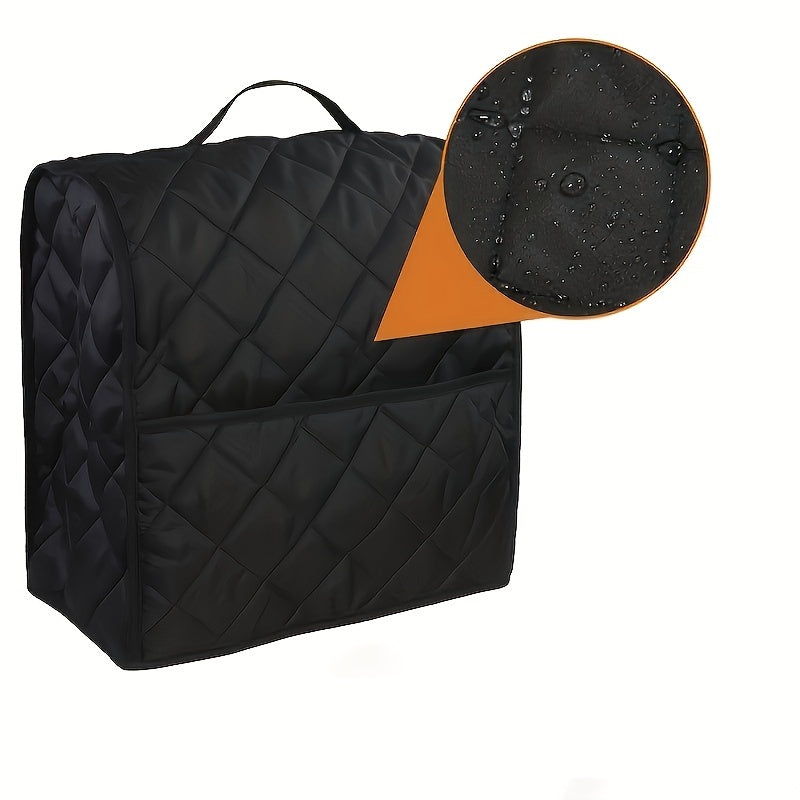 Kitchen Mixer Dust Cover with Accessory Pockets Handles Fits Tilt-Head Bowl-Lift Models