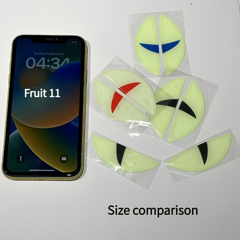 3D светящаяся резиновая наклейка на мотоцикл и автомобиль, ослепительный маленький дьявол, внешняя отделка