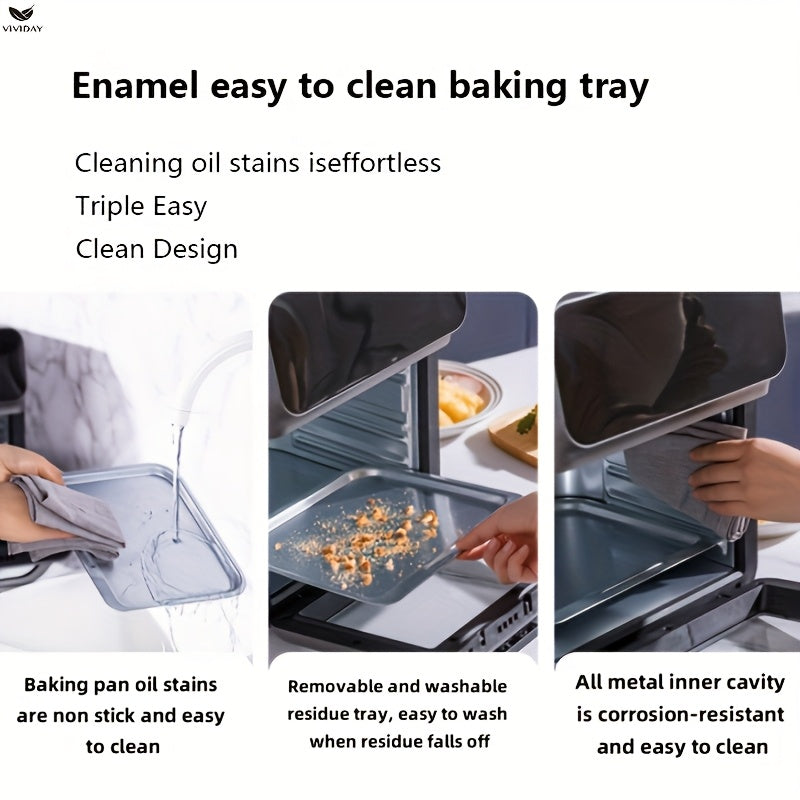 Kichik hajmli va vizual dizaynga ega oshxona uchun eng yaxshi sotiladigan ko‘p funksiyali havo qovurish uchun.