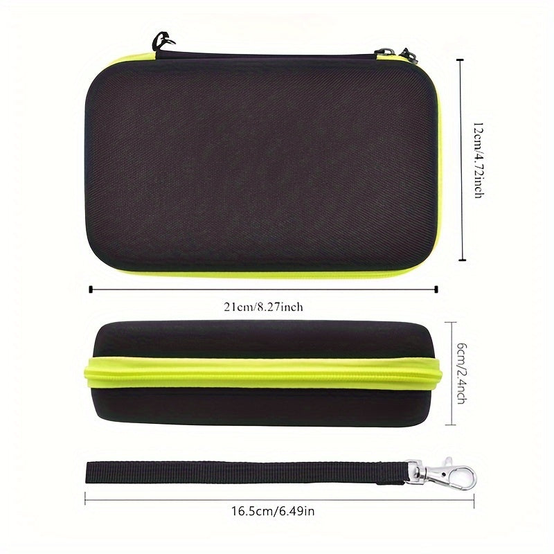 Portable EVA Storage Case for Electric Trimmer and Shaver White