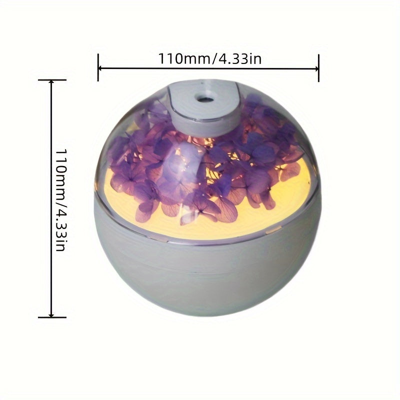 USB Powered Air Purifying Humidifier with Aromatherapy 220ml Quiet for Home Office School