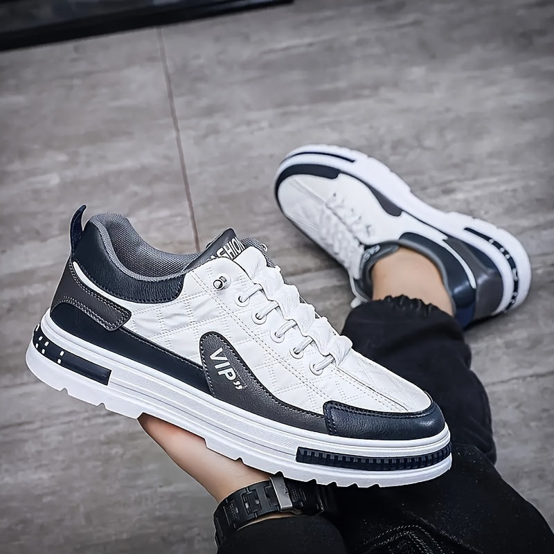 Men's Color-Block Breathable Non-Slip Sneakers for Outdoor Casual Sports