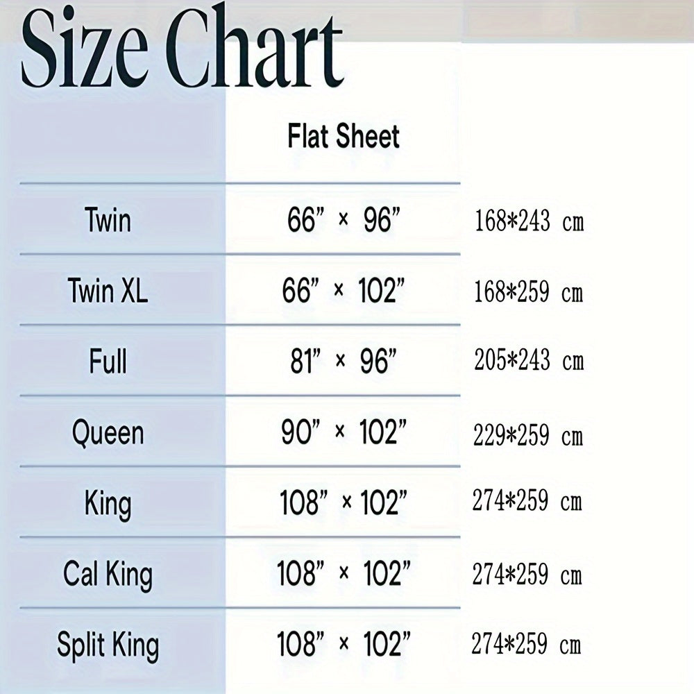 Мягкая и роскошная плоская простыня из 100% микрофибры однотонного цвета с обработкой под замшу - Легко ухаживать, можно стирать в машине, идеально подходит для любой спальни или гостевой комнаты.