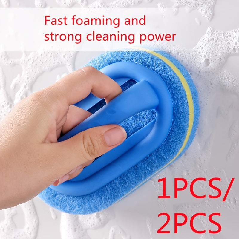 Cepillo de limpieza con mango para baño y cocina, cepillo de fregar duradero