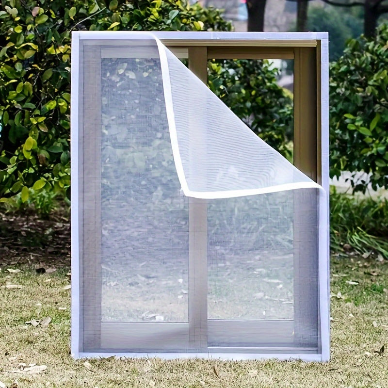 Reversible Nylon Window Screen Mesh Door Panel Self-Adhesive Insect Curtain