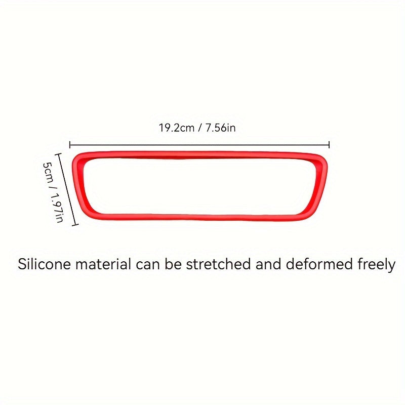 Universal ko'p rangli silikon avtomobil oyna qopqog'i shokga chidamli, chizishga qarshi himoya qiluvchi