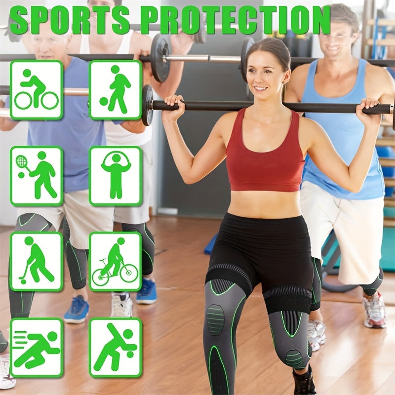 Unisex Extra Long Compression Leg Warmers with Elastic Band for Basketball and Football