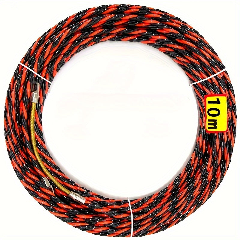 Электрик Инструмент для вытягивания проводов из стали, без плетения, прочный металлический вставитель кабеля