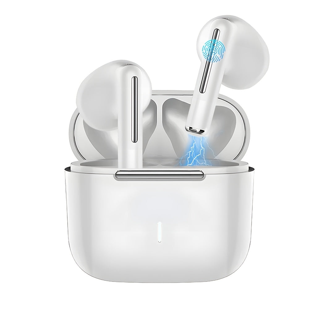 Беспроводные внутриканальные наушники H6 с управлением громкостью, длительным временем работы от батареи, стабильным соединением, комфортной и надежной посадкой, большим динамическим рупором, эргономичным дизайном для спорта, качеством HD для звонков.