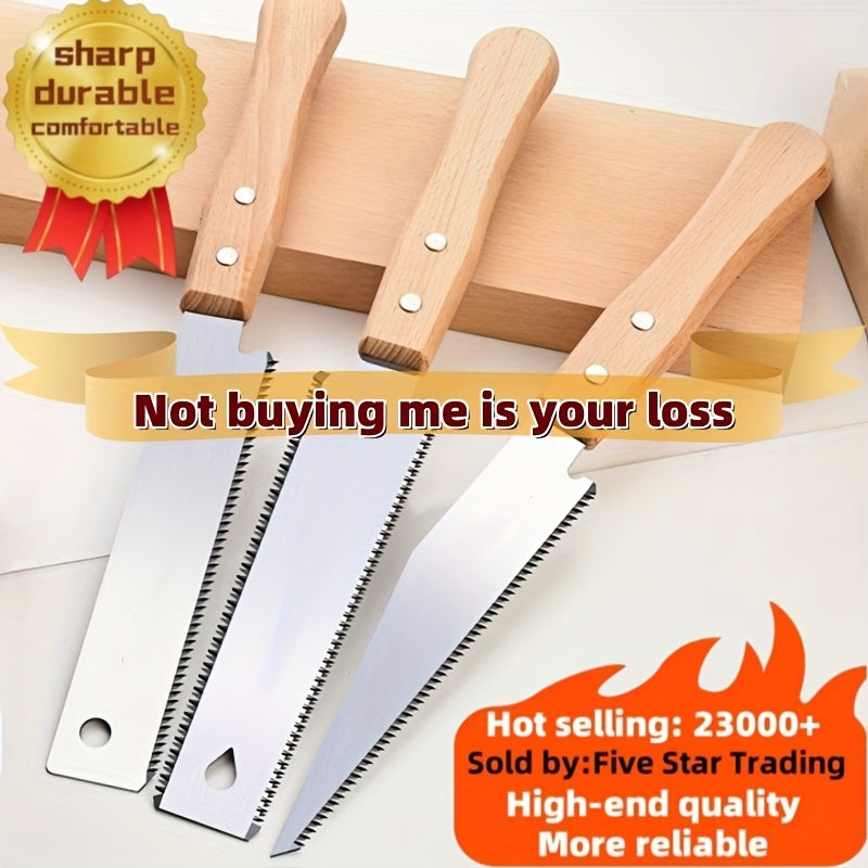 Двусторонняя ручная пила для деревообработки и садоводства, 6-дюймовый стальной SK5