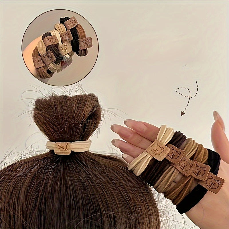 Ayollar uchun 86 ta yoz va bahor soch aksessuarlari to'plami, multfilmcha soch halqasi va ponytail halqasi bilan