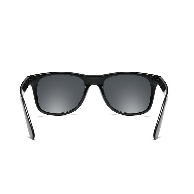 Men's Outdoor Retro Polarized Sunglasses Black 1 Pair