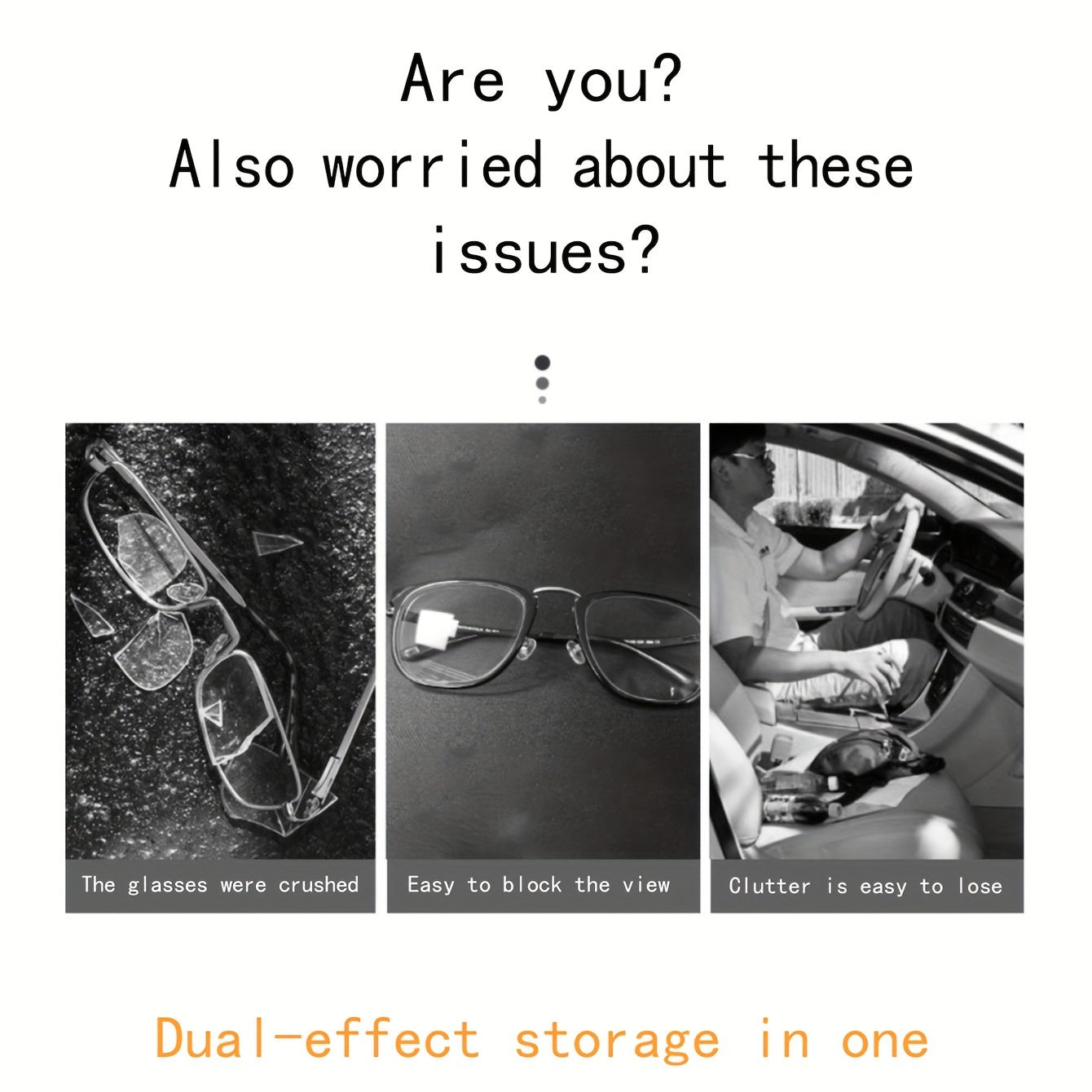 Ko'p funktsiyali avtomobil quyosh nuri himoyachisi, ko'zoynaklar uchun joy bilan, bardoshli ABS avtomobil ichki aksessuari