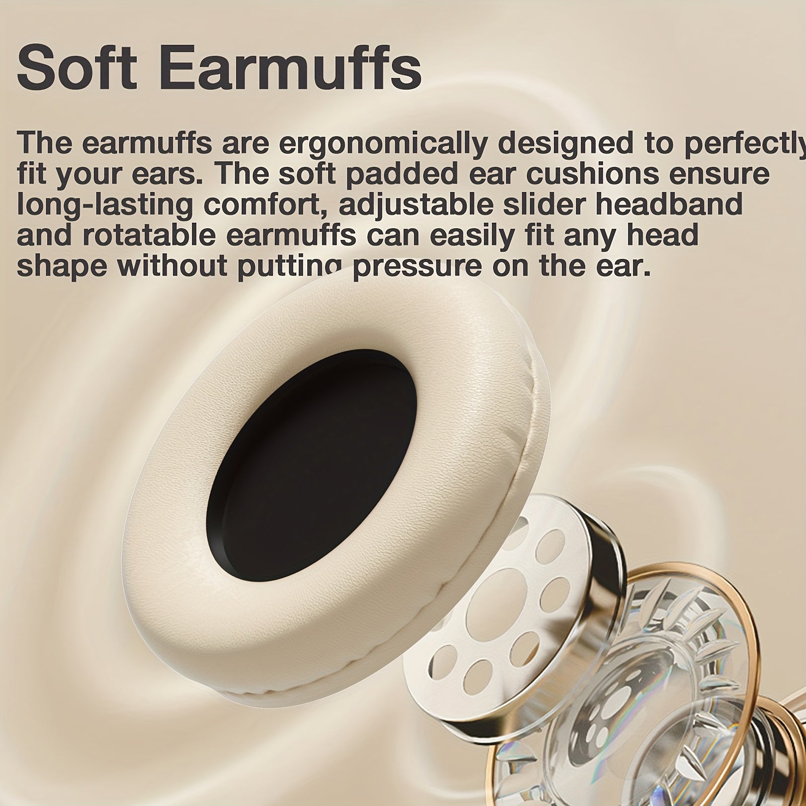 GENAI simsiz quloq ustidagi quloqchinlar, 20 soat o'ynash vaqti, simsiz 5.1, yig'iladigan dizayn, shovqinni kamaytirish, Type-C zaryadlash, 3.5mm jack. Sayohat, uy, ofis uchun ideal. Yoshlar uchun mos.