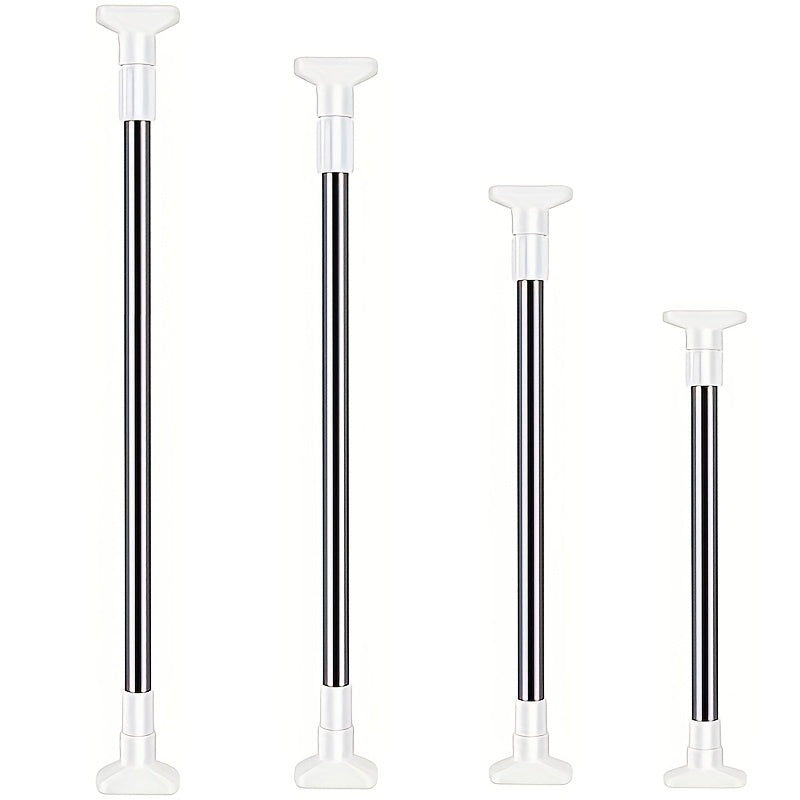 Teshiksiz teleskopik dush pardasi qutisi, metallik almashtirish, hammom va RV uchun