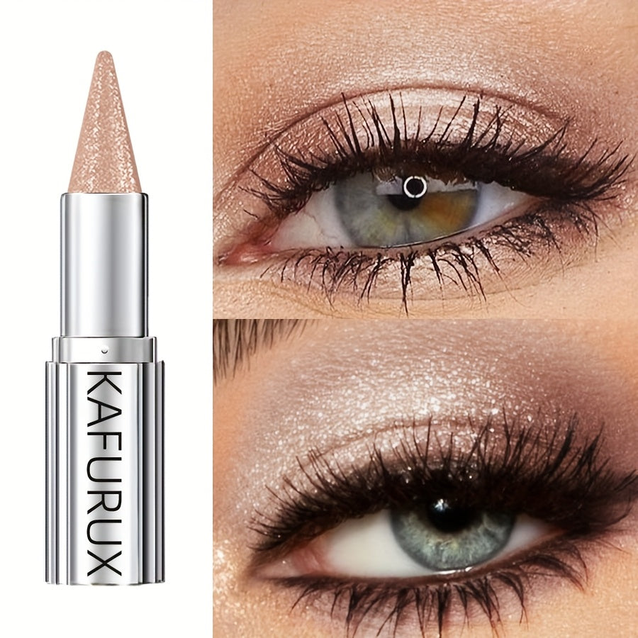 Women Sparkle Eyeshadow Pencil Glitter Finish Eye Makeup Brown