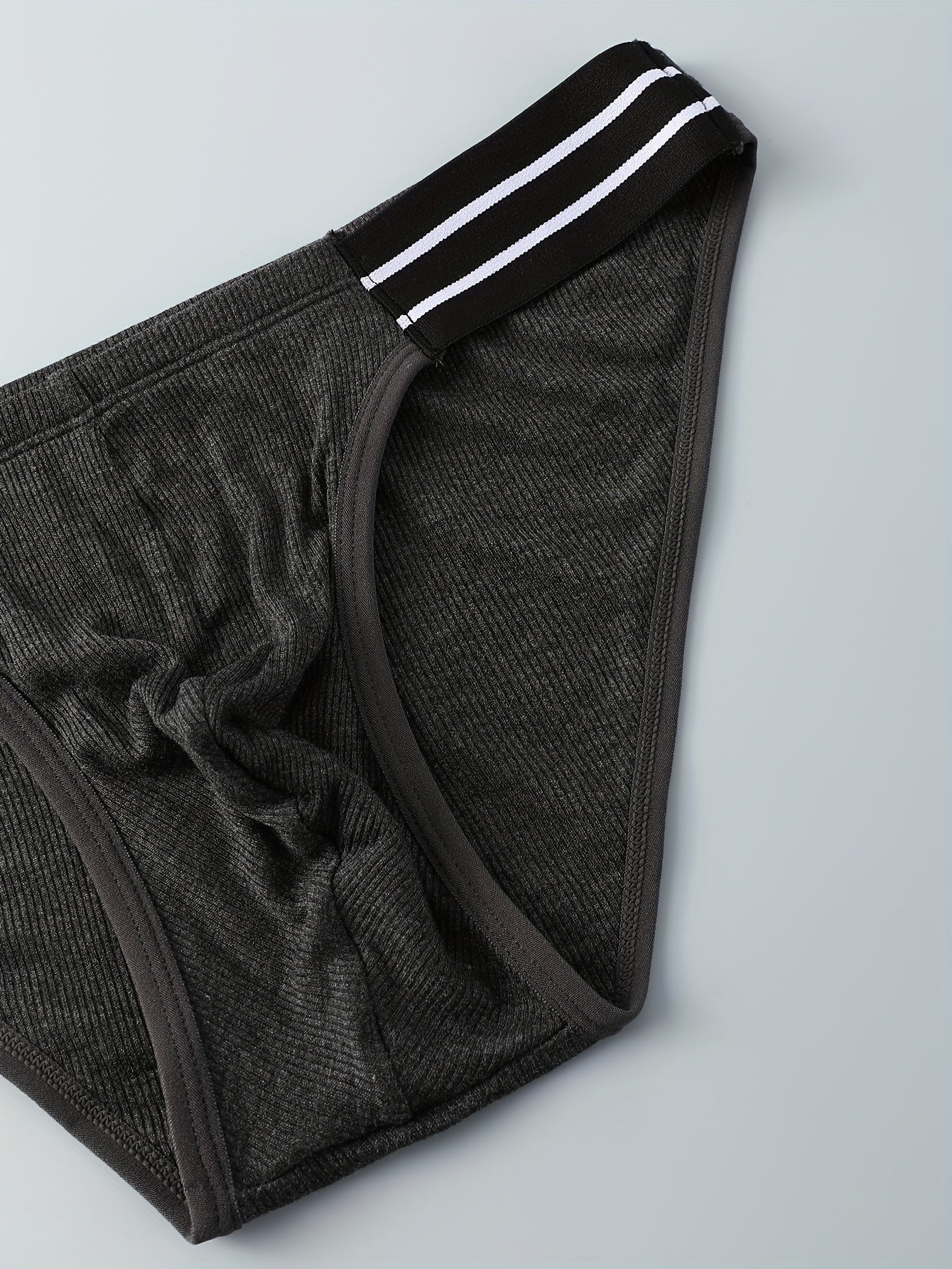 Men's 5-Pack Viscose Blend Briefs Breathable Stretchy Comfortable Casual Underwear