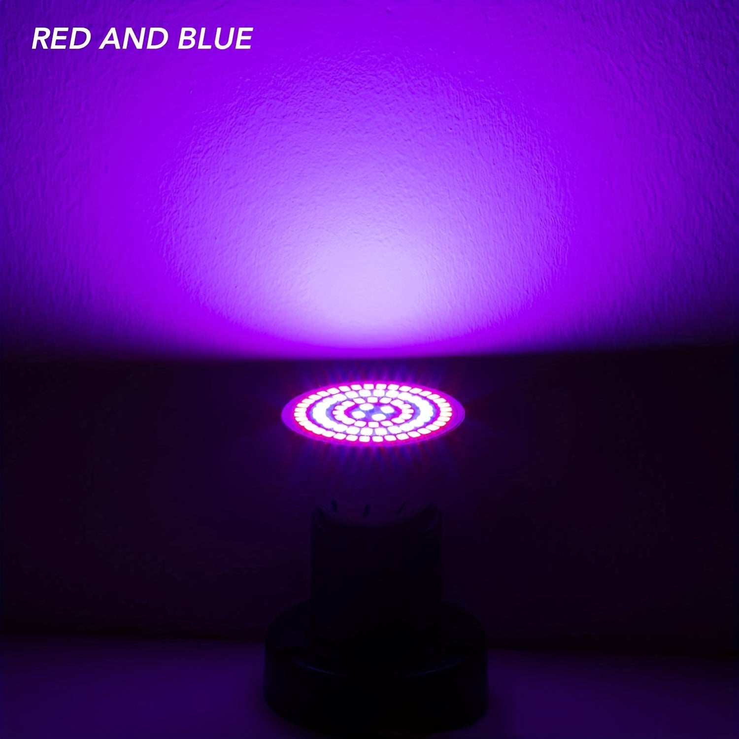 Full Spectrum Red LED Grow Light Bulb 220V E27 GU10 Indoor Plants Hydroponics Seedlings