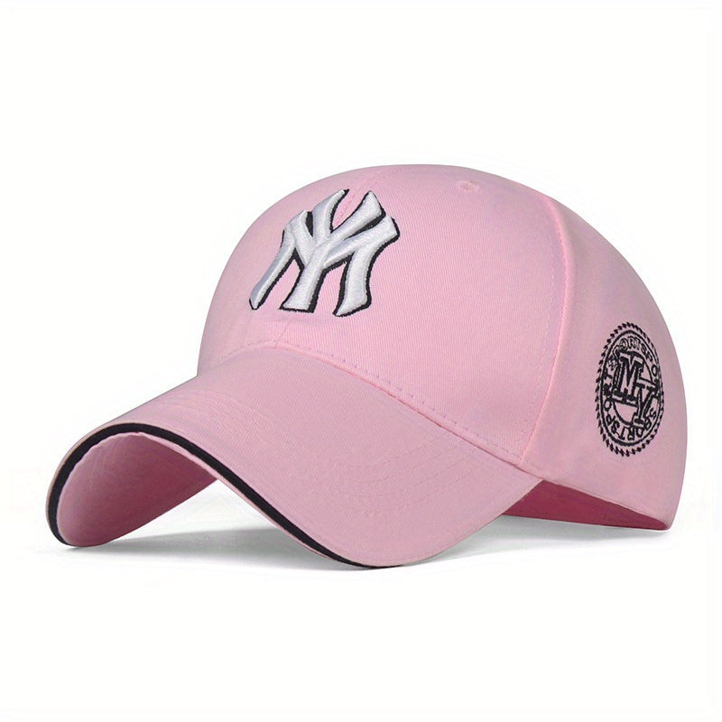 Gorra de béisbol unisex con visera solar, correa ajustable, transpirable, casual, para exteriores y deportes