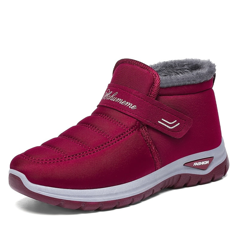 Women's Winter Snow Boots Slip-On Warm Waterproof Lightweight