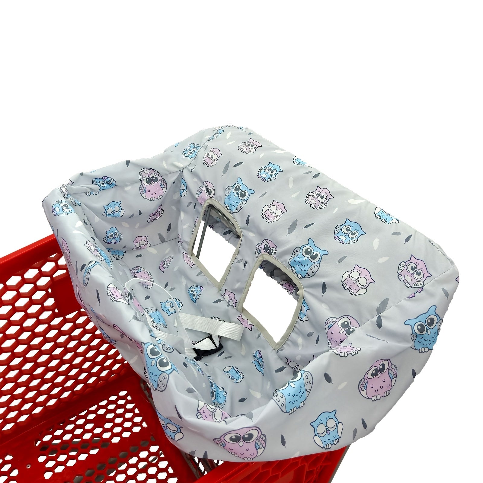 Baby Seat Cushion Waterproof Small Broken Flowers for Shopping Cart and High Chair