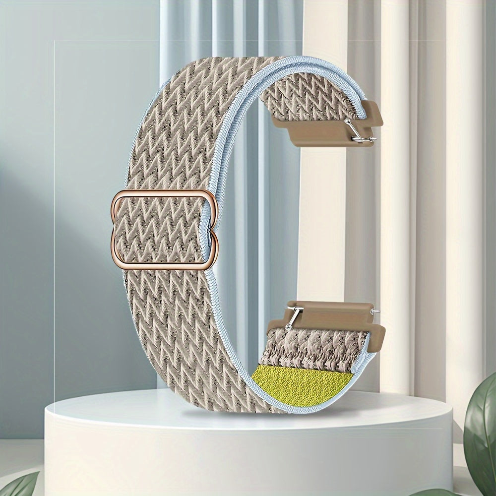 20-22mm bilak uchun nylon tasma, suvga chidamli, batareyasiz, qopqoq va halqa yopilishi.