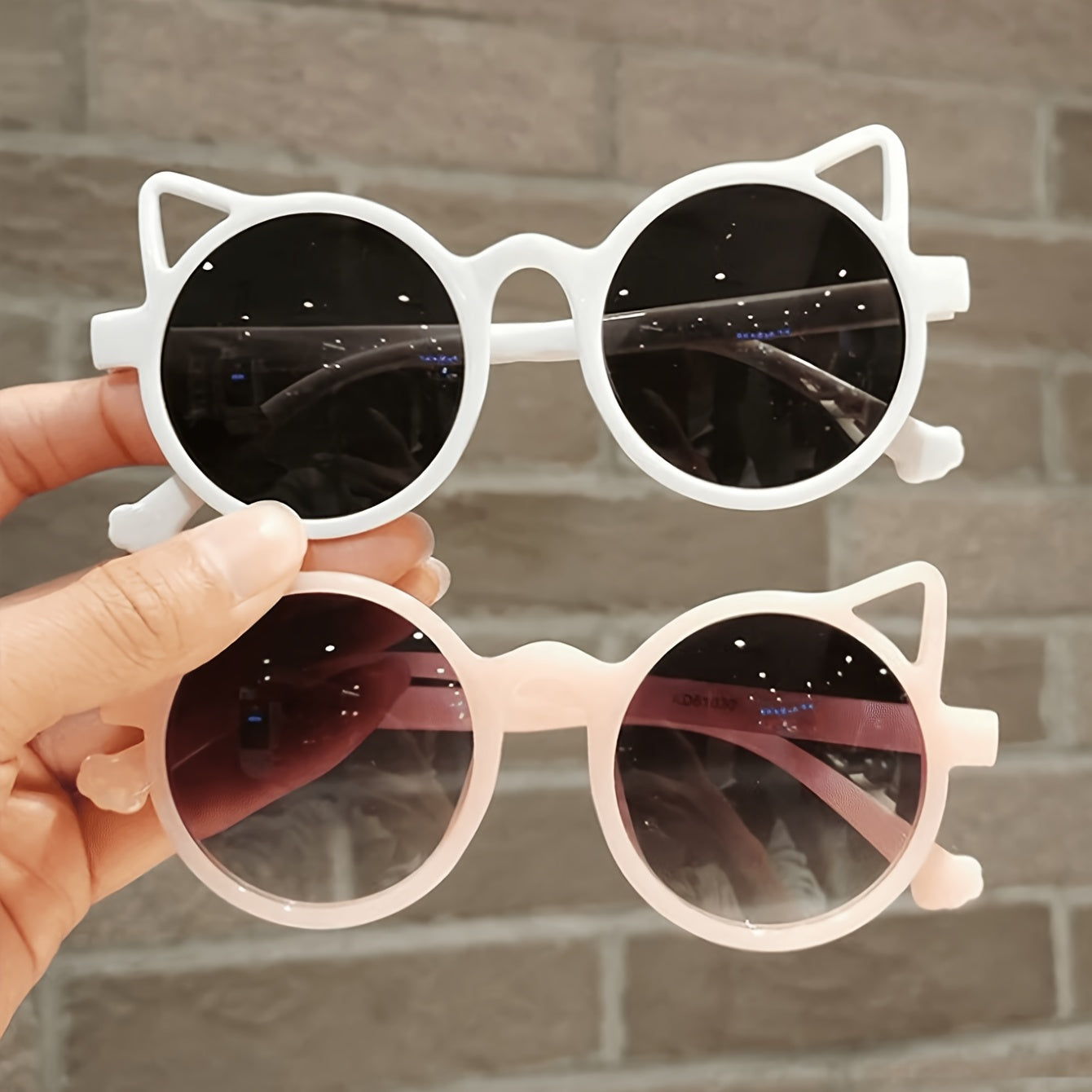 2-Pack Cat Eye Glasses for Women Men PC Frame AC Lens Decorative Fashion Accessories