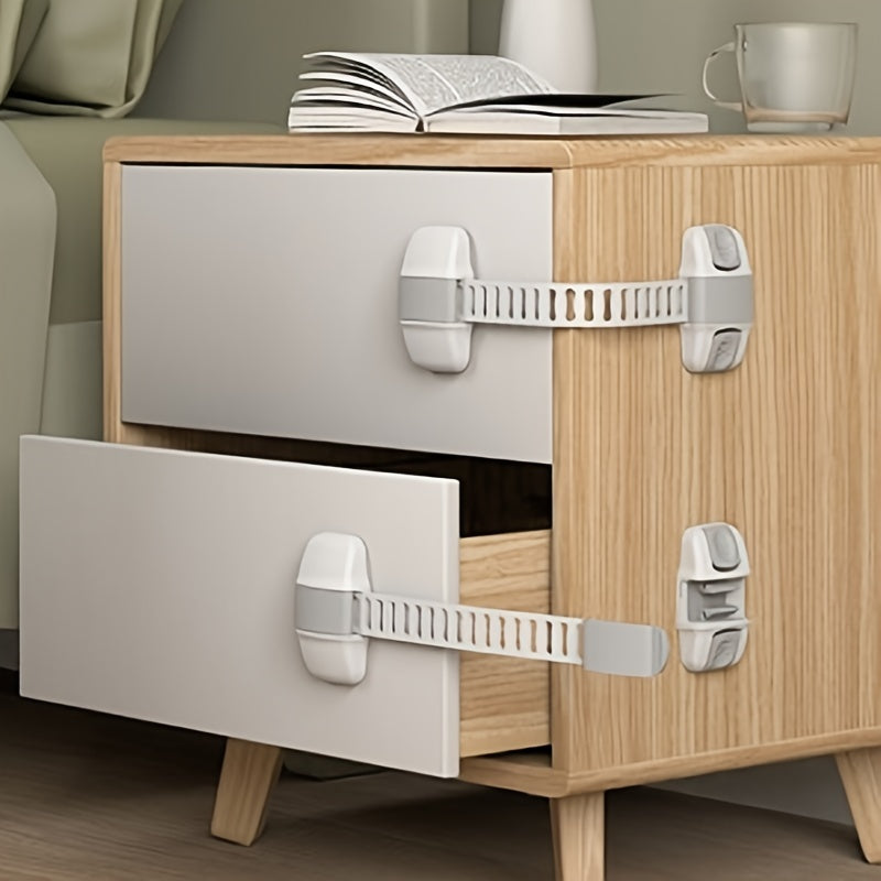 Child Safety Lock 20cm Anti-Clamp Cabinet and Refrigerator Drawer Lock