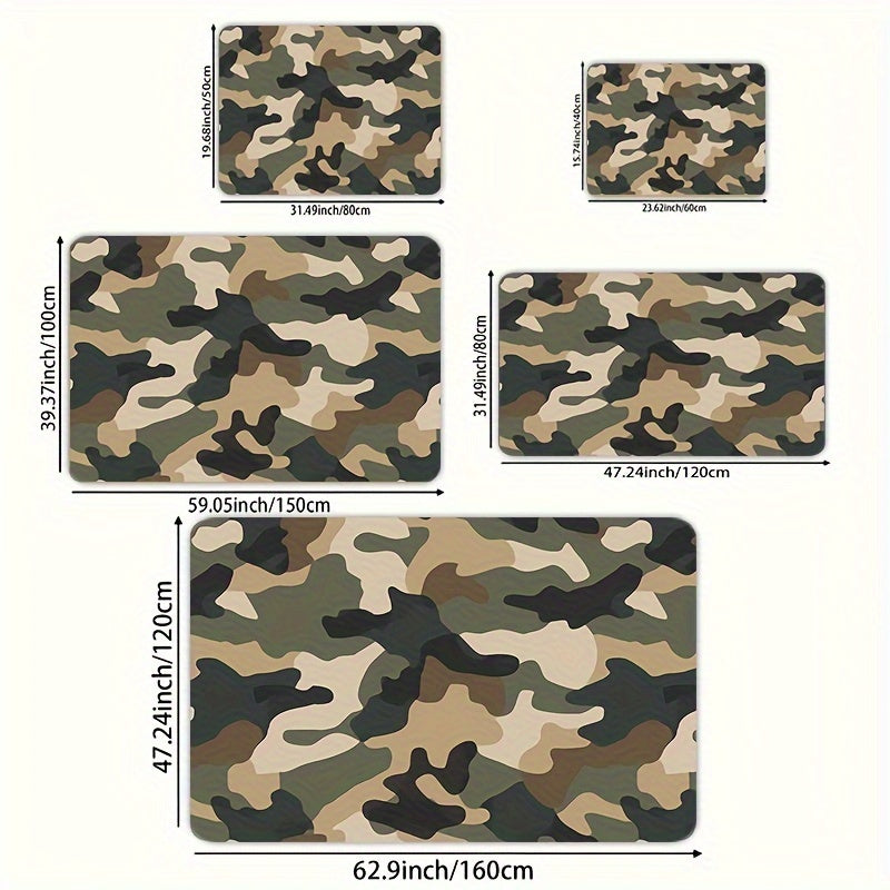Kamerufli gilam 8mm qalinlikda, oshxona, hojatxona, mehmonxona va yotoq xonasi uchun oson tozalash