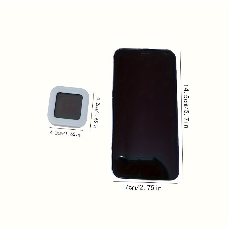 Small White Digital Thermometer Hygrometer with Battery and Humidity Indicator