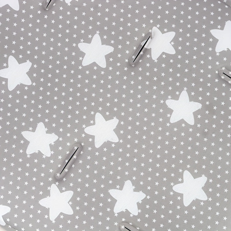 Cojín para asiento de cochecito para bebés de 0-3 años, fibra de poliéster, patrón de estrellas